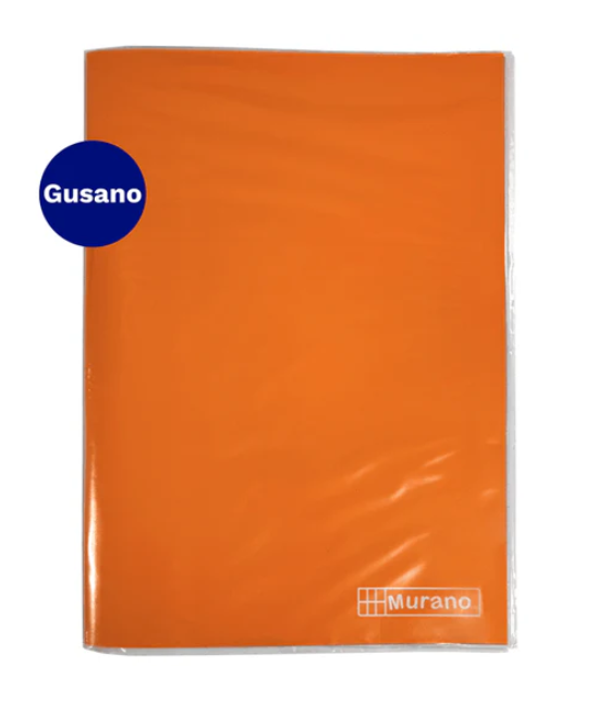 carpeta plastificada oficio naranja