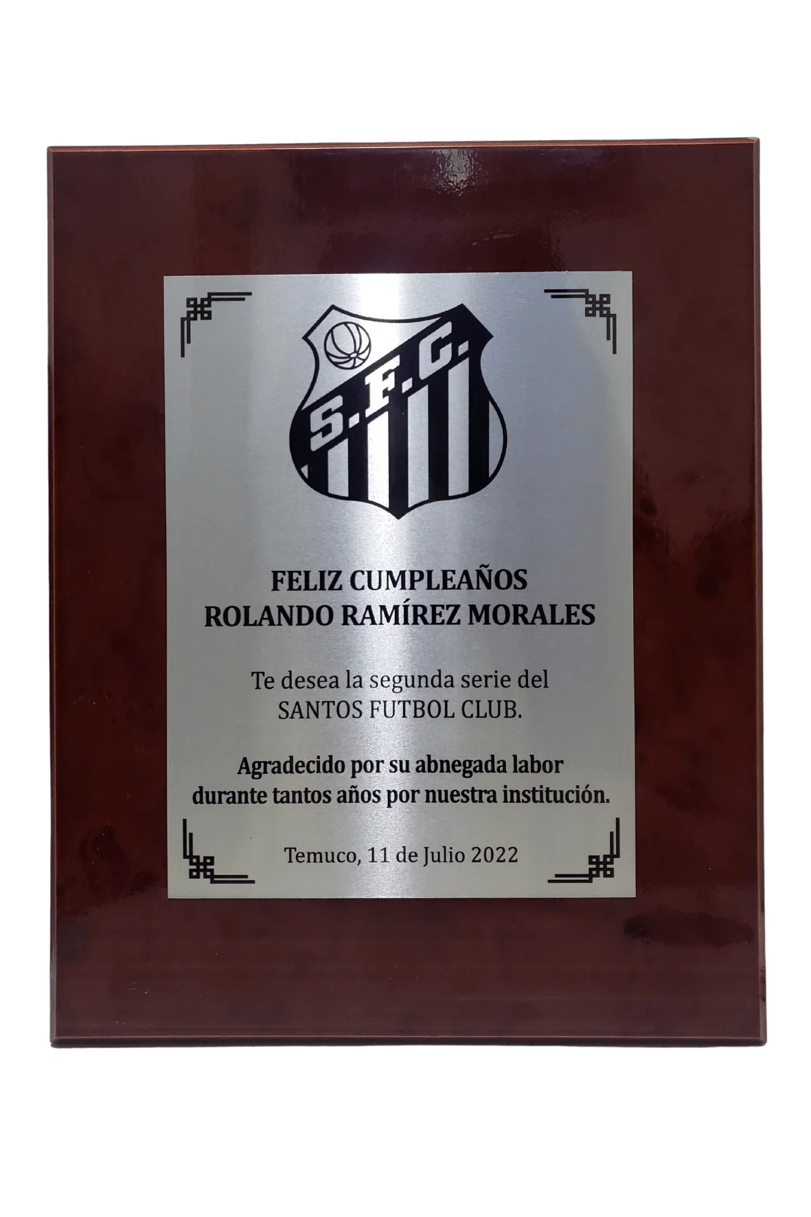 Galvano placa sublimable